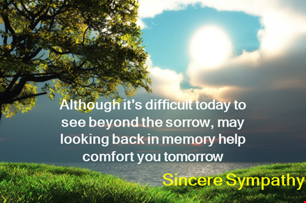 writing a sympathy message template for today's difficult and beyond: although template