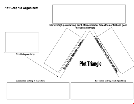 plot diagram template - a comprehensive tool for developing engaging stories template