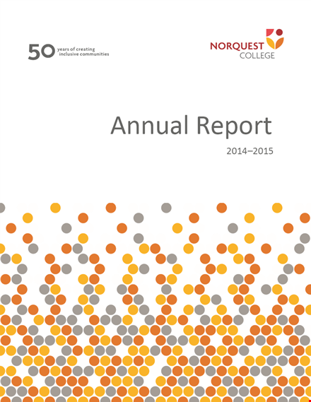 college annual report template