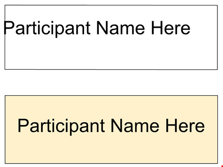 high-quality table tent template for participant use | customize now template