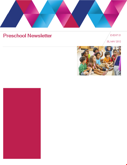 preschool newsletter template - customize and share engaging newsletters template