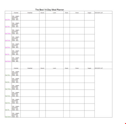 create a healthy eating plan with our whole foods-focused meal plan template template