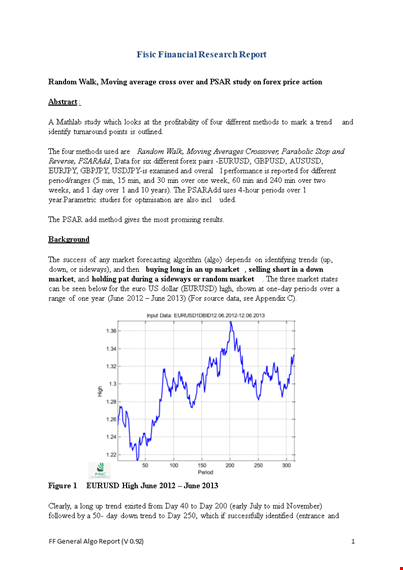 financial research template