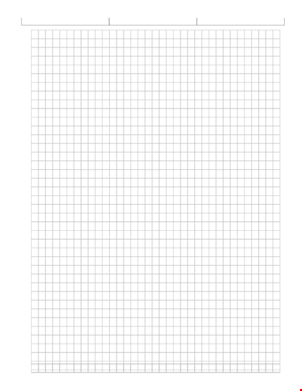 large inch graph paper template