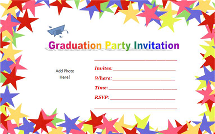 celebrate with style: custom graduation invitation templates template