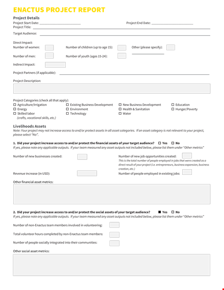 project asset management - track people & numbers template