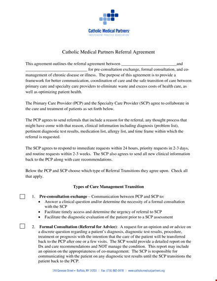 medical referral agreement template template