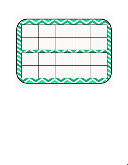 ten frame template with counting activities - free printable template