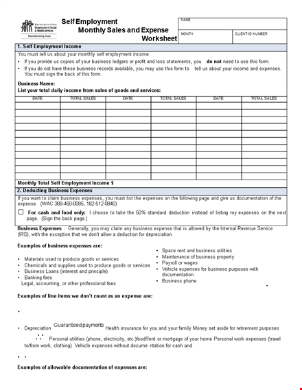 sample monthly sales expense report template