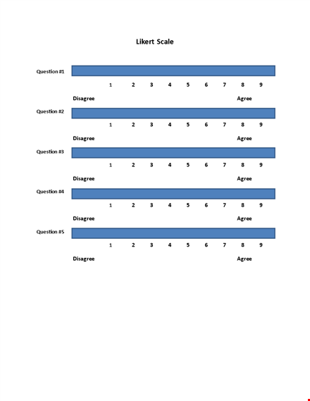 likert scale questions template template