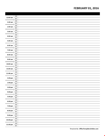 plan your day with our monday daily planner template - february edition template