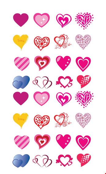 heart shape template - free printable templates for heart-shaped crafts and diy projects template