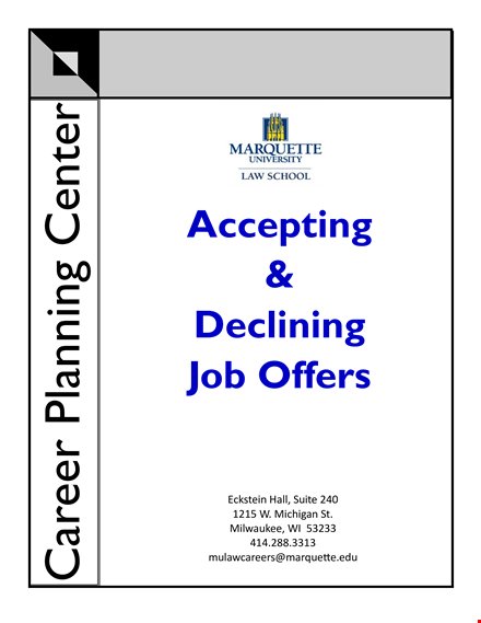 accepting a job offer: guide for employees template