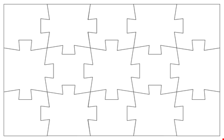 puzzle piece template - editable and printable template