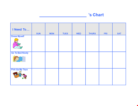 printable preschool behavior chart template