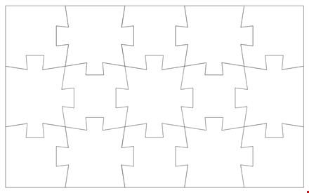 puzzle piece template - free printable puzzle templates template