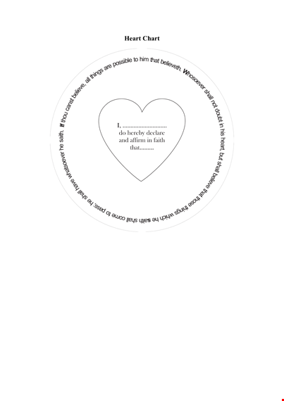 heart chart in pdf - download the comprehensive heart chart for free template