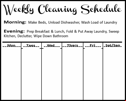 the ultimate house cleaning checklist - simplify your cleaning routine template