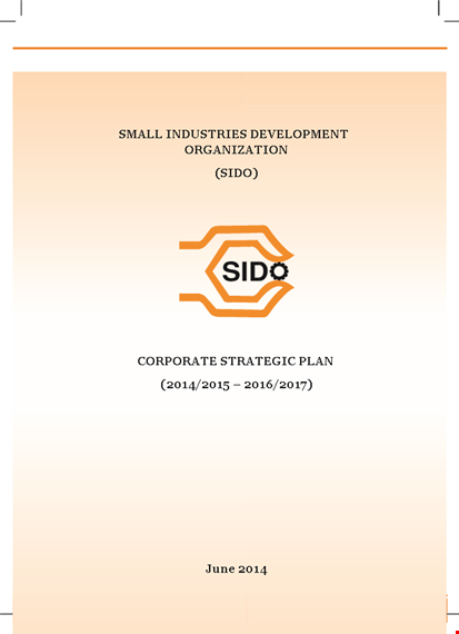 corporate strategic business plan: services & development template