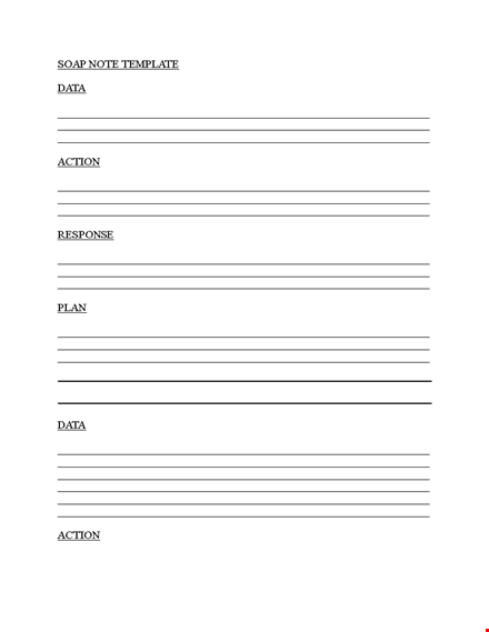 effective soap note template - improve your documentation efficiency template