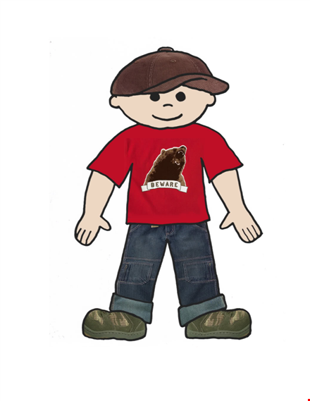 create your own flat stanley with our printable template template