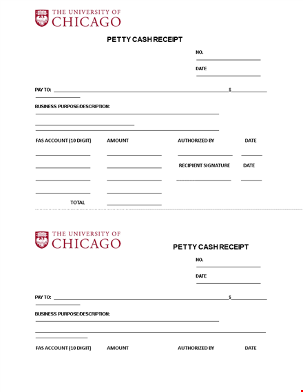 printable petty cash template