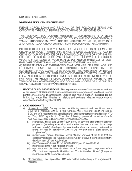 create a legally binding license agreement with our versatile license agreement template template