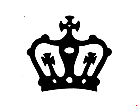 crown template - editable and printable template