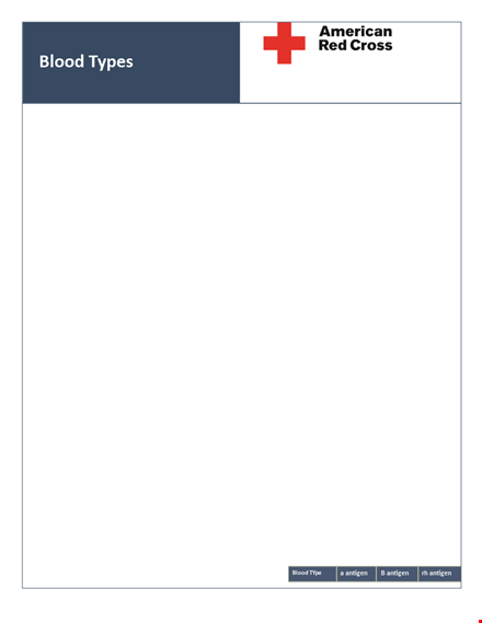 parents blood types chart template