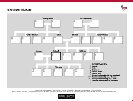 create comprehensive family trees with our genogram template - download now template