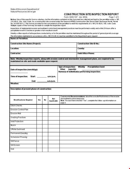 construction site template