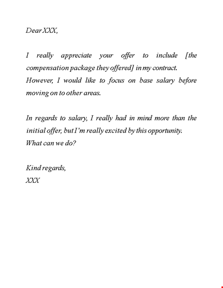 salary negotiation letter: top tips to maximize your offer and show appreciation template