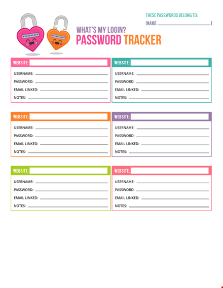 password list template - organize and secure your passwords with our user-friendly template template