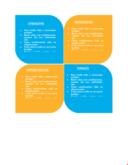 download our free swot analysis template template