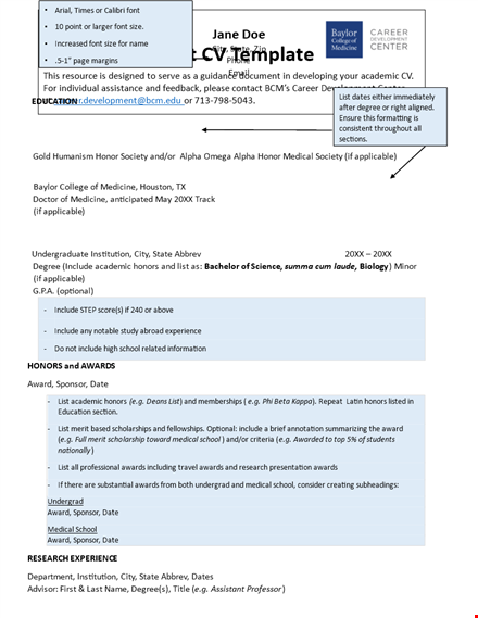 medical resume template