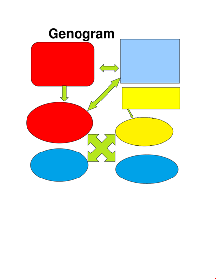 create and analyze family relationships with our genogram template template