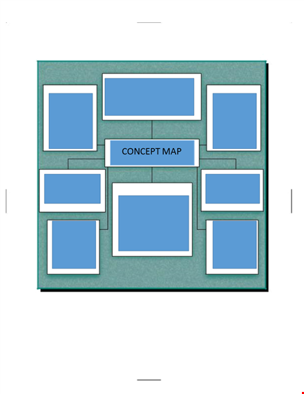 concept map template - create visual connections and organize your ideas template