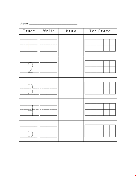 free ten frame template - printable and customizable for preschool and kindergarten template