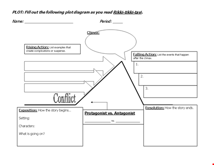 create engaging stories with a plot diagram template template