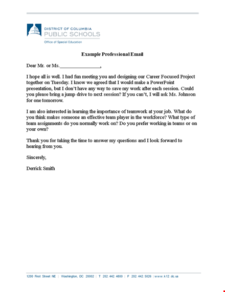 learn how to write a professional email | best example & tips template