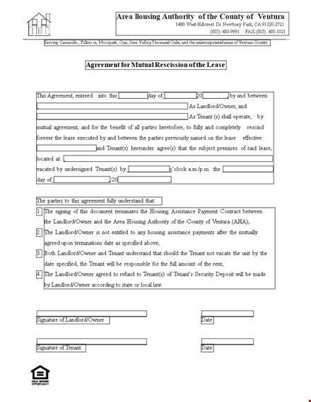 rescission agreement template for legal document template