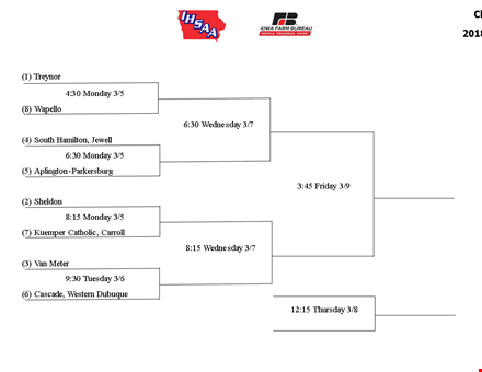 get organized for your basketball state tournament with our tournament bracket template template