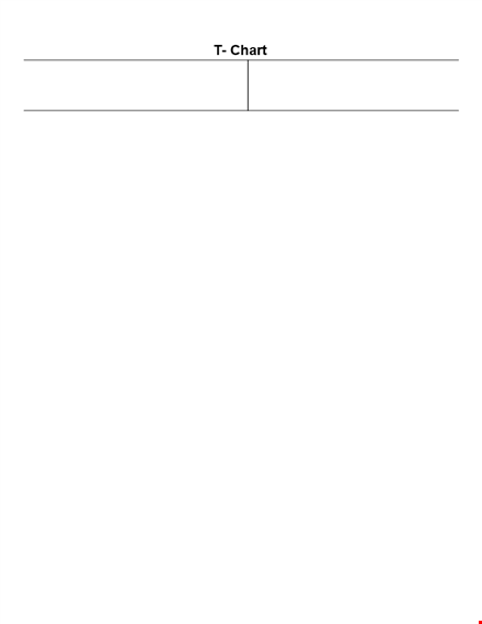 free t chart template template