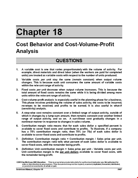 maximize profit with a contribution income statement - sales, costs, units, and contributions template