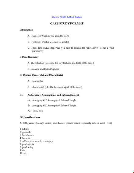 effective case study template for identifying and discussing moral dilemmas template