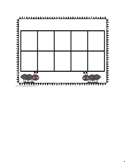 free ten frame template for math practice - download now template