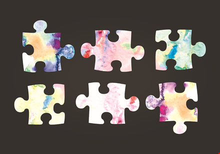 puzzle piece template - crafts and activities made easy template