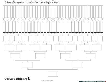 Create Your Family History with Our Landscape Family Tree Template ...