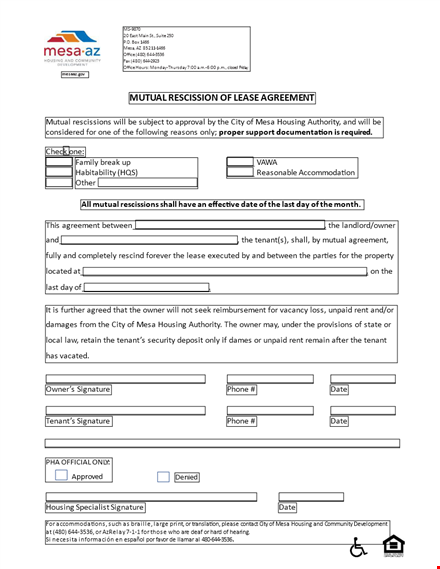 rescission agreement template and sample - create legal agreements template