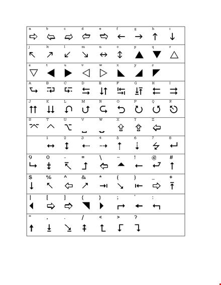 create wingdings translator template | easy-to-use document template